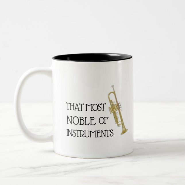 Ce plus noble des instruments - tasse de trompette (Gauche)