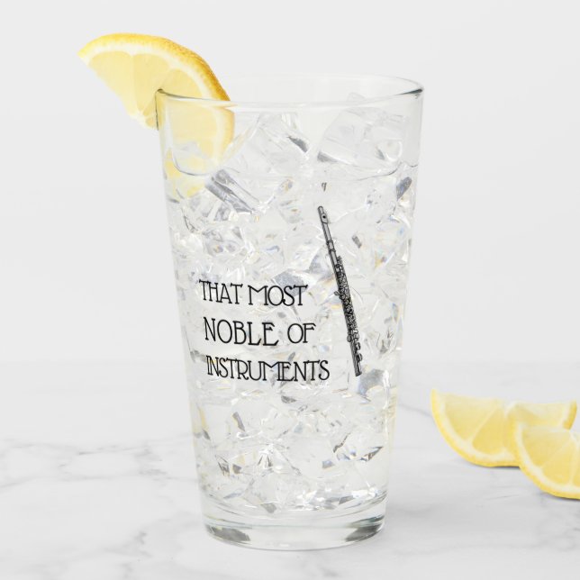 Ce plus noble des instruments - verre de cannelure (Devant glace)