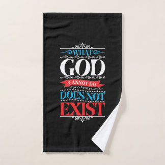 Ce Que Dieu Ne Peut Faire N'Existe Pas De Serviett