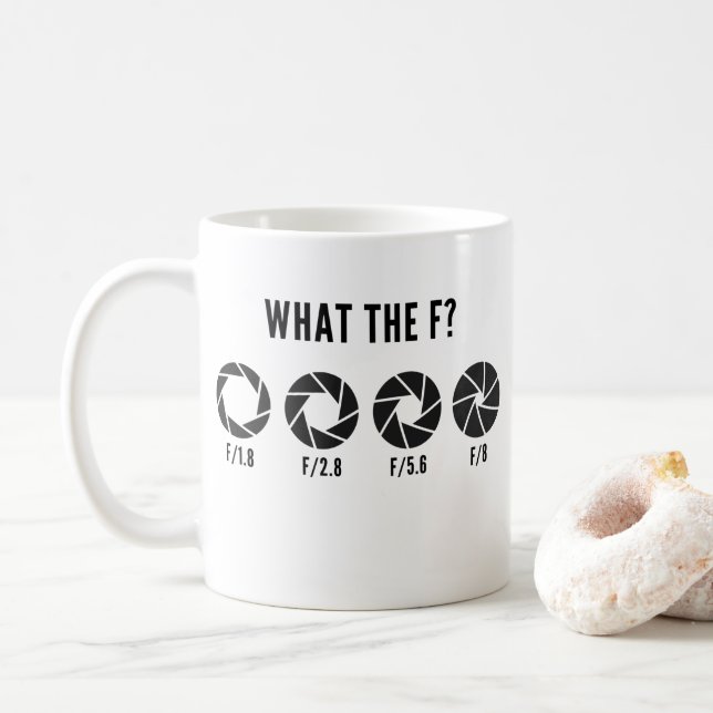 Ce que la photographie F drôle Drôle café Mug (Avec donut)