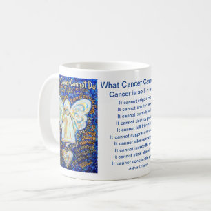 Ce que le cancer ne peut pas faire Poem Café Mug A