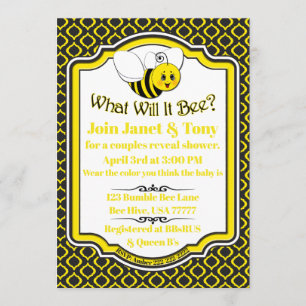 Ce qui il invitation de baby shower de couples