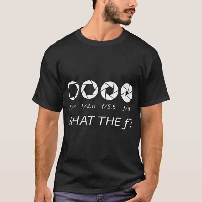 ce qui les T-shirts de photographe de F (Devant)