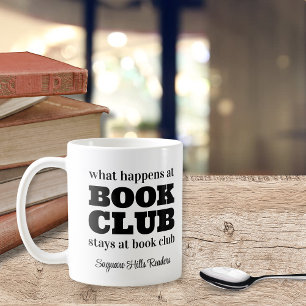 Ce qui se passe à Book Club Nom Coffee Mug
