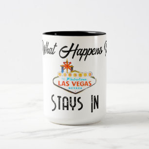 Ce qui se passe à Vegas reste à Vegas Mug ☕   Drôl