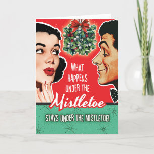 Ce Qui Se Passe Sous Les Cartes De Noël Mistletoe