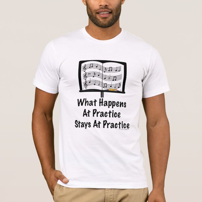 Ce qui se produit au T-shirt d'orchestre de (Devant)