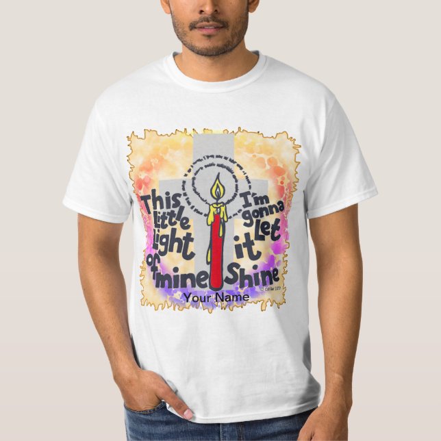 Ce t-shirt chrétien Little Light (Devant)
