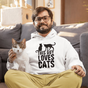 CE TYPE AIME LES CHATS T-Shirts SWEAT - SHIRT À CA