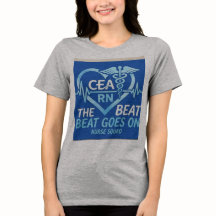 CEA RN Krankenpfleger-Team Herzschlag Caduceus T-S