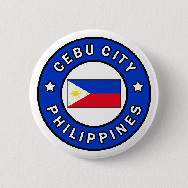 Cebu City Philippinen Button (Vorderseite)