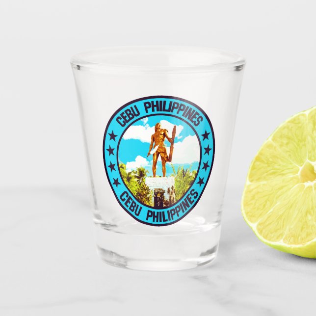 Cebu City Schnapsglas (Vorderseite)