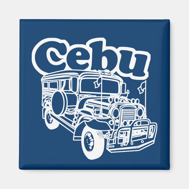 Cebu-Dschunke Magnet (Vorne)