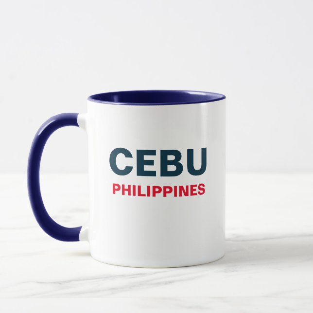 Cebu Philippines Coffee Tasse (Links)