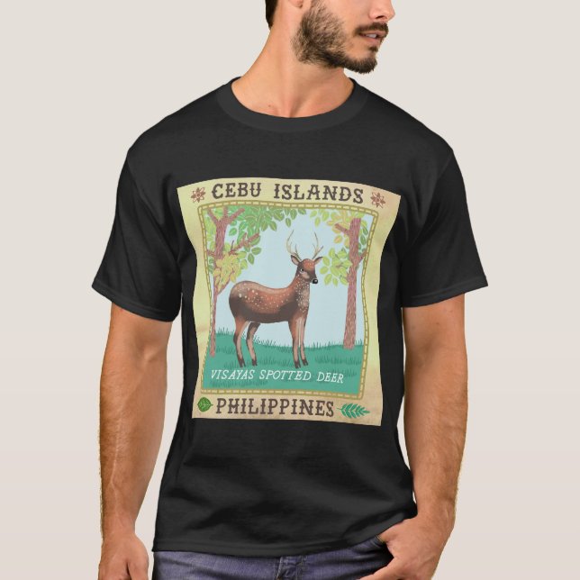 Cebu Visayan-Hirsch  T-Shirt (Vorderseite)