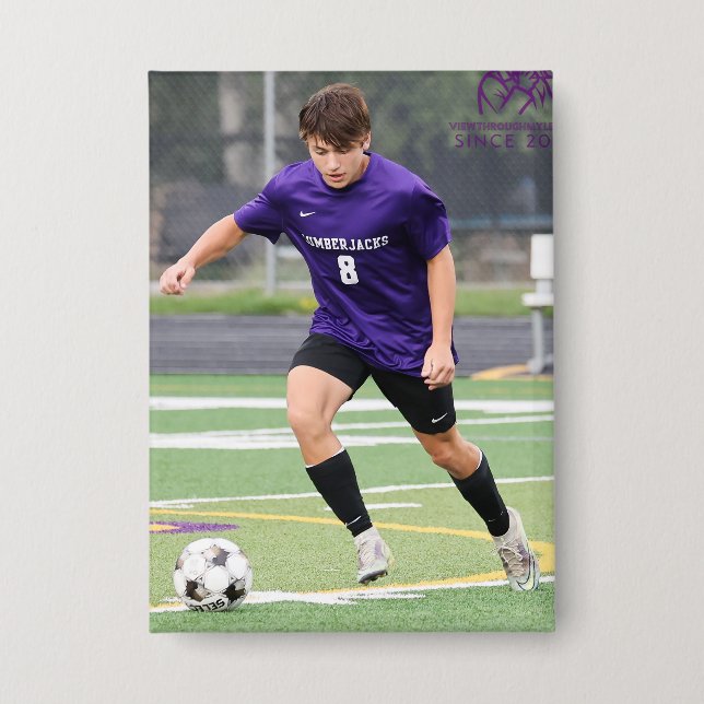 CEC Boys Soccer Rectangle Button (Vorderseite)