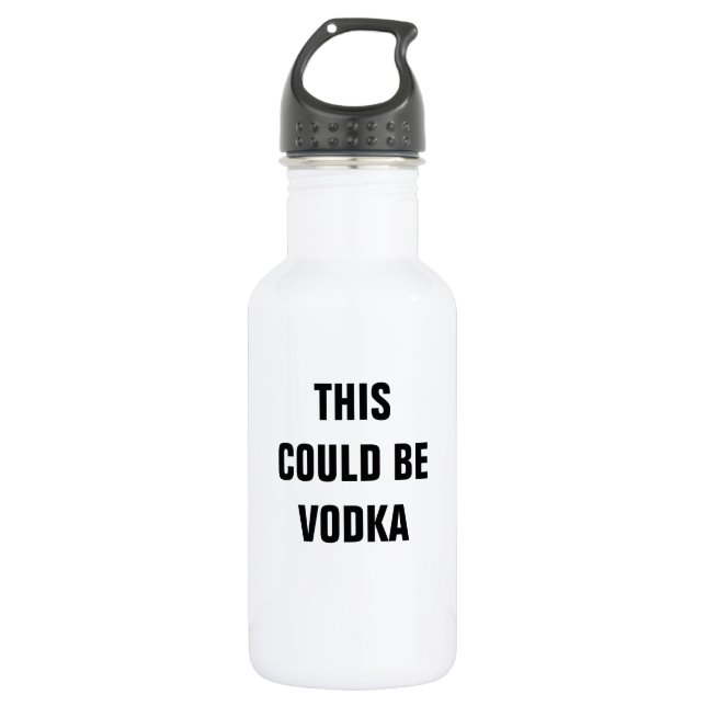 Ceci a pu être bouteille d'eau de vodka (Devant)