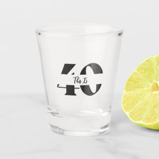 Ceci Est 40 Tiré Verre Heureux 40e anniversaire ca