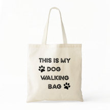 Ceci est mon sac de promenade de chien