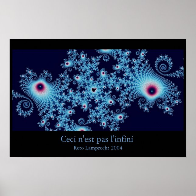 Ceci n'est pas l'infini poster (Vorne)