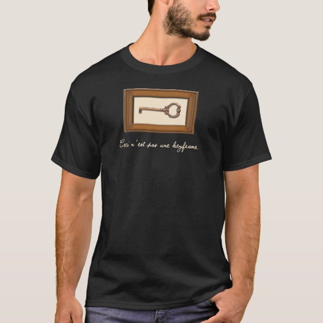 Ceci n'est Pas une Keyframe T-Shirt (Vorderseite)