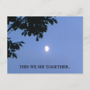 , CECI NOUS VOYONS ENSEMBLE amour carte postale