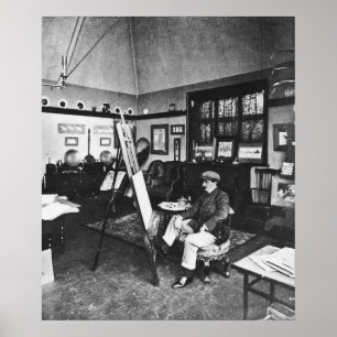 Cecil Aldin in seinem Studio Poster
