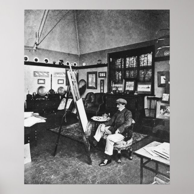 Cecil Aldin in seinem Studio Poster (Vorne)