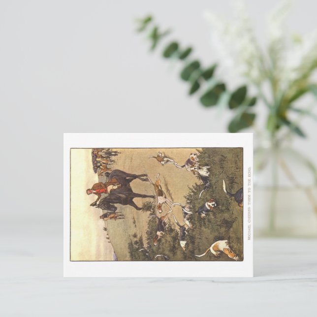 Cecil Aldin Postkarten (Stehend Vorderseite)