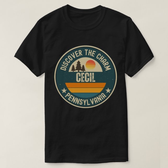 Cecil, Pennsylvania T-Shirt (Design vorne)