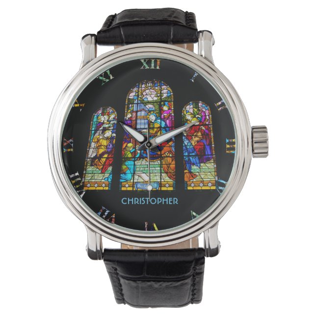 Cecilia Organgefestigte Glasnachahmung Armbanduhr (Vorderseite)