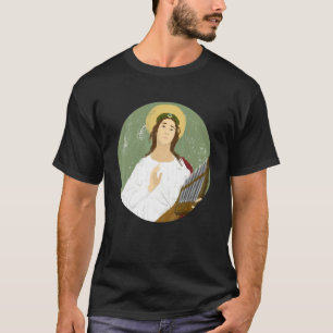 Cecilia Schutzheilige der Musiker Katholische Musi T-Shirt