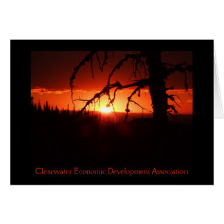 CEDA - Idaho-Sonnenuntergang-Karte. - Besonders