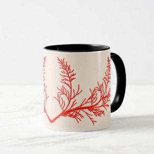 Cedar-Blätter auf einer Combo-Tasse (11 oz.) Tasse