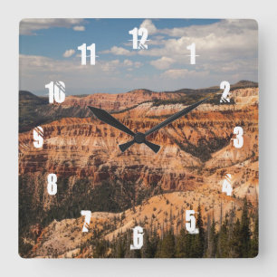 Cedar Breaks National Monument, Utah Quadratische Wanduhr