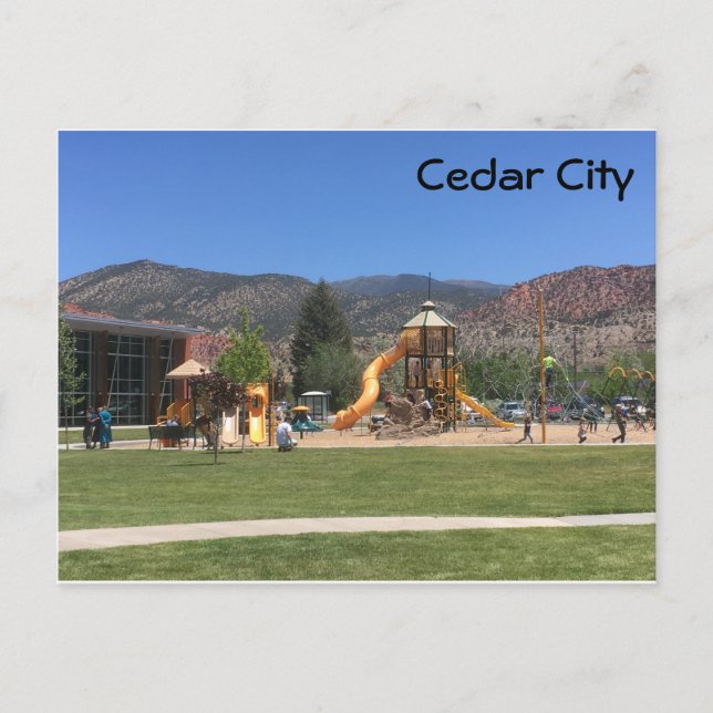 Cedar City Postkarte (Vorderseite)