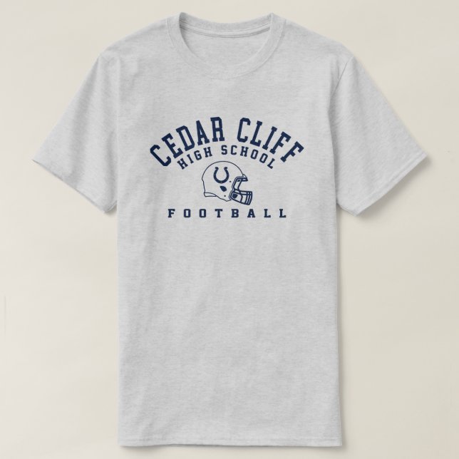 Cedar Cliff Football T-Shirt (Design vorne)