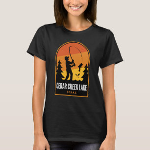 Cedar Creek Lake Texas Fischerei T-Shirt