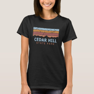 Cedar Hill Staat Park Texas Retro Cool T-Shirt