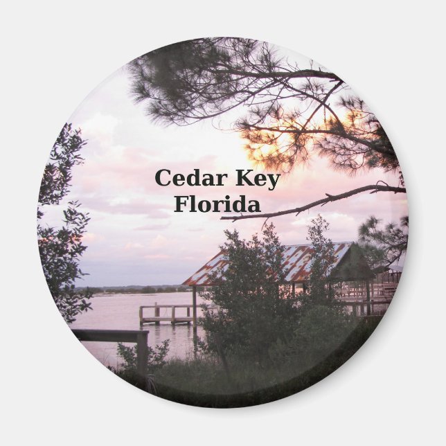 Cedar Key Florida Magnet (Vorne)