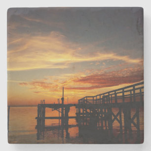 Cedar Key Sunset 9 Steinuntersetzer