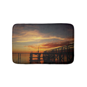 Cedar Key Sunset Bath Rug Badematte