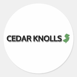 Cedar Knolls, New Jersey Runder Aufkleber
