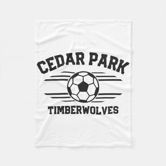Cedar Park Timberwolves Soccer Ll 2025  Fleecedecke (Vorderseite)