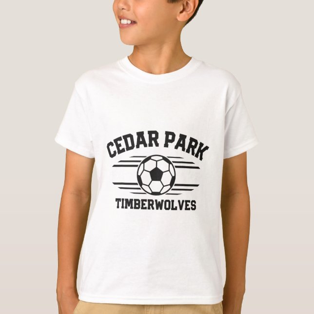 Cedar Park Timberwolves Soccer Ll 2025  T-Shirt (Vorderseite)
