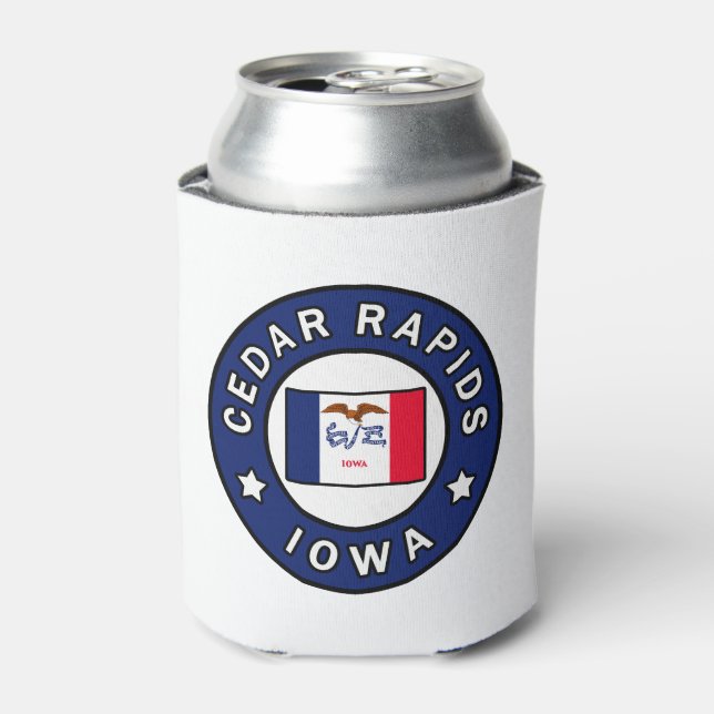 Cedar Rapids Iowa Dosenkühler (Kanne Vorderseite)