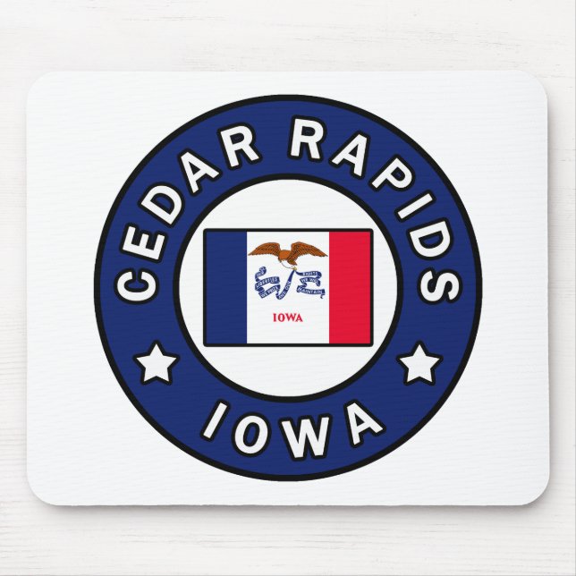 Cedar Rapids Iowa Mousepad (Vorne)