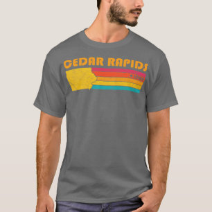 Cedar Rapids Iowa Vintag zerrüttete Souvenir T-Shirt
