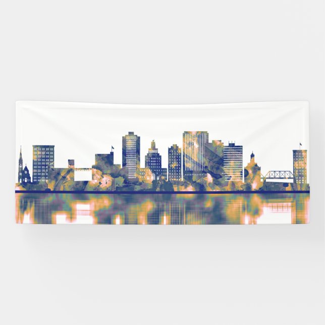 Cedar Rapids Skyline Banner (Horizontal)