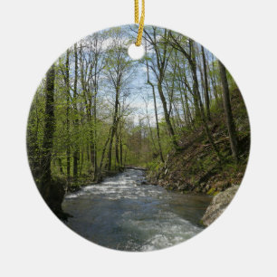 Cedar Run auf dem White Oak Canyon Keramik Ornament